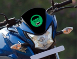 Hulk , Super Heroes Bike Decal, Hulk Bike Decal