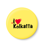 I Love Kolkatta Pin Badge
