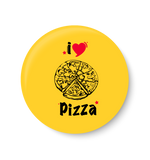 I love Pizza Pin Badge