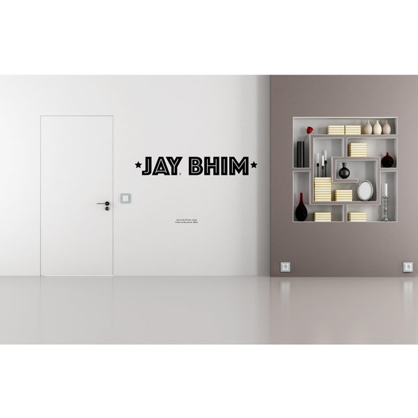 Jay Bhim Greeting Quote Wall Decal
