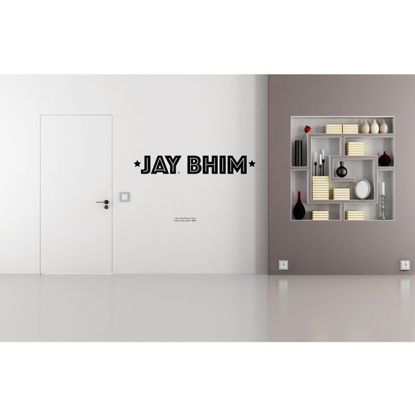 Jay Bhim Greeting Quote Wall Decal