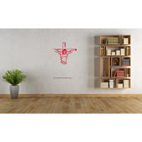 "Jesus Christ on the cross" Line art Wall Decal