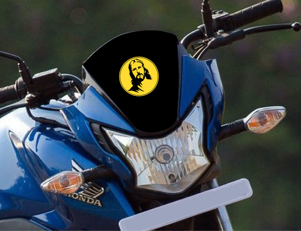 jesus bike decal, Bike Decal