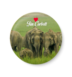 Love Jim Corbett Pin Badge