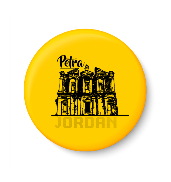 Petra ,Jordan , World Landmarks .Fridge Magnet