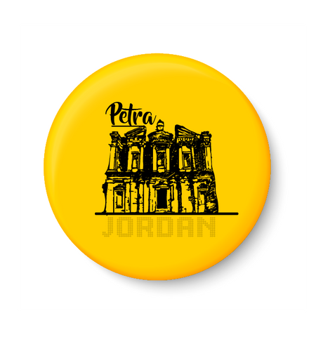 Petra ,Jordan , World Landmarks .Fridge Magnet