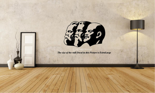 Karl Marx I Friedrich Engels I Vladimir Lenin`s  Wall Decal