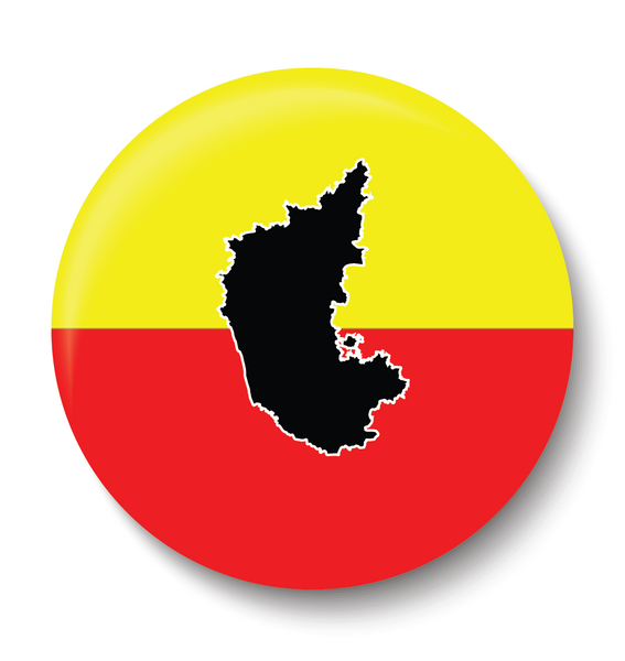 Karnataka I KA I Pin Badge