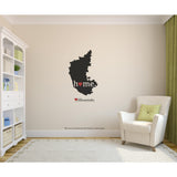 Karnataka,Karnataka Sticker,Karnataka Wall Sticker,Karnataka Wall Decal,Karnataka Decal