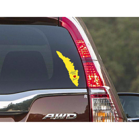 Kerala Where my heart beats Car Sticker,Love Kerala Car Sticker,Love Kerala Car Decal,Home Love Kerala Sticker,Home Love Kerala Decal