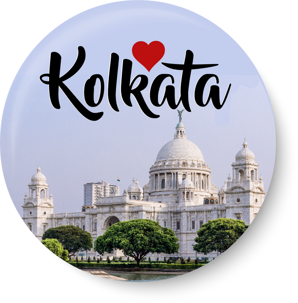 Love Kolkata I Travel Memories I Fridge Magnet