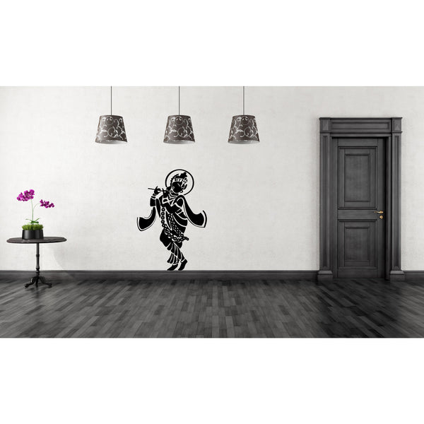 Krishna With Flute Wall Decal