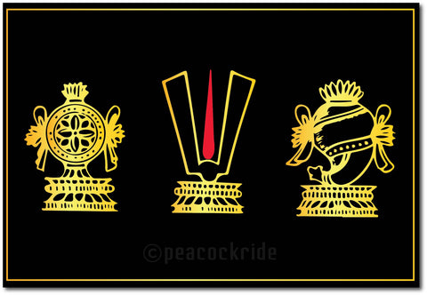 Lord Venkateshwara I Tirupati I Lord Balaji I Lord Srinivasa I Wall Poster /  Frame