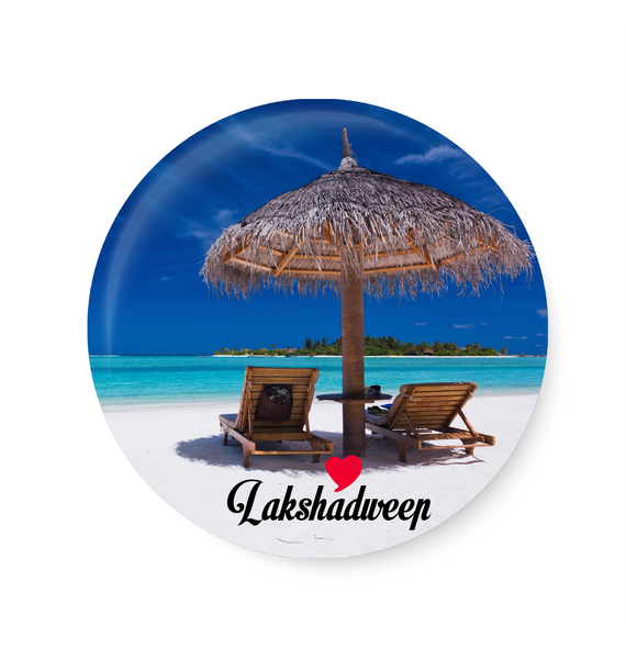 Love Lakshadweep Pin Badge, Lakshadweep 
