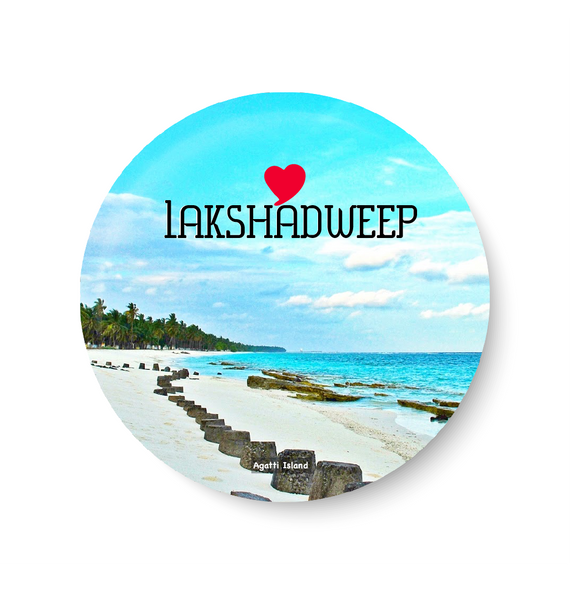 Lakshadweep I Agatti Island I Fridge Magnet , Lakshadweep, Magnets