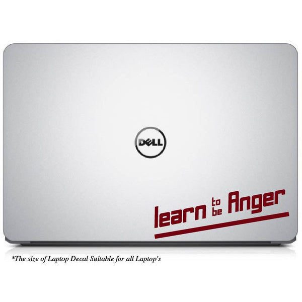 Bharathiyar Learn to be Angry Laptop Decal