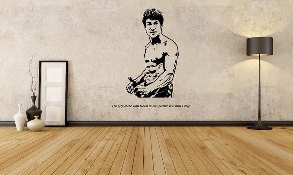 Brucee Lee Decal,Brucee Lee Sticker,Brucee Lee Wall Decal,Brucee Lee Wall Sticker