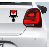 Love Jallikattu,Love Jallikattu Car Sticker,Love Jallikattu Car Decal,Jallikattu,Love Kangayam Kaalai,Bull Sticker