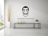 Money Heist , La casa de Papel, Bella ciao , Listen to Professor , Wall Decal