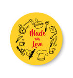 Made with love Pin Badge