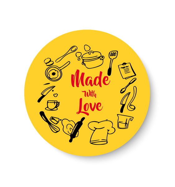 Made with love Pin Badge