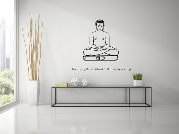 Lord Mahavira ,Lord Mahavira  Sticker,Lord Mahavira  Wall Sticker,Lord Mahavira  Wall Decal,Lord Mahavira  Decal