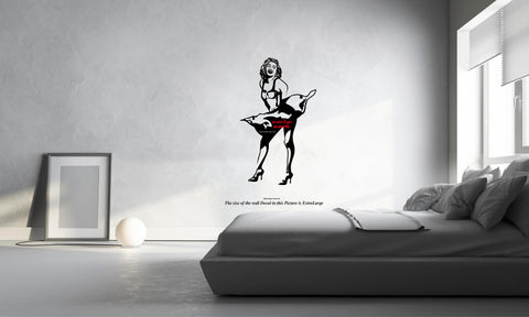 Marilyn Monroe Wall Decal, WALL DECAL