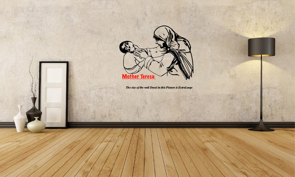 Mother Teresa  Wall Decal, Mother Teresa, Wall Decal, Teresa