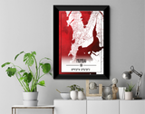 Mumbai Map Wall Poster / Frame