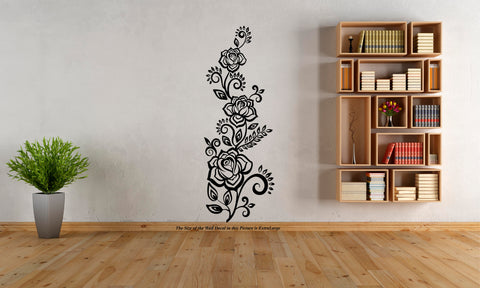 Natural Flower, flower ,wall decal