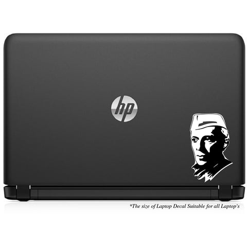 Jawarhalal Nehru Sticker,Jawarhalal Nehru Decal,Nehru Laptop Sticker
