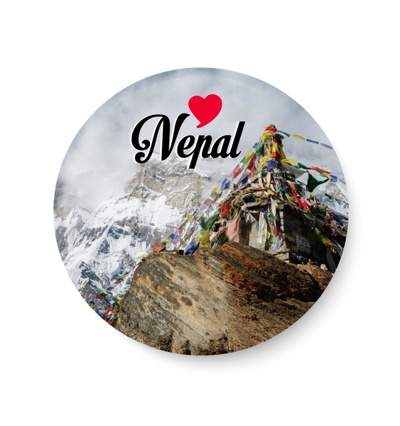 Nepal , Nepal Pin Badge