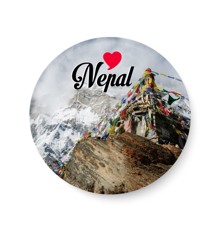 Nepal , Nepal Pin Badge