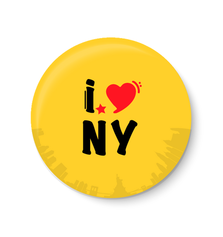 NEW YARK PINBADGE,INTERNATIONAL PINBADGE
