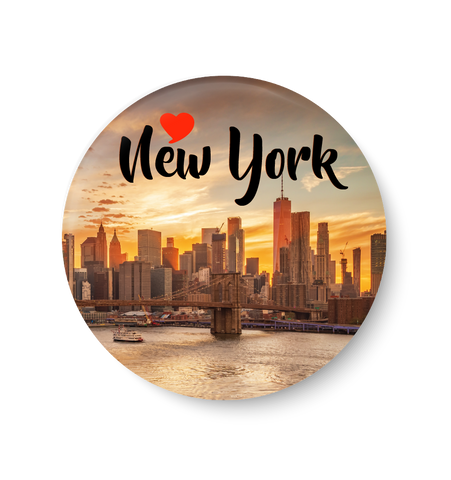 Love New York , New York Pin Badge, New York