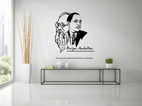 Periyar Ambedkar Wall Decal,Periyar Ambedkar ,Wall Decal,Wall Sticker