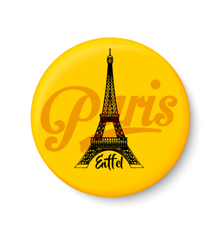Eiffel Tower I Parris I France , Europe , World Landmarks ,Pin Badge