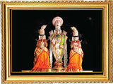 Lord Venkateshwara with Goddess Sridevi Bhudevi Wall Poster / Frame