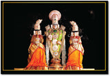 Lord Venkateshwara with Goddess Sridevi Bhudevi Wall Poster / Frame