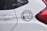 Car Fuel Tank Decal