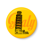 Pisa , Italy , Europe ,World Landmarks ,Pin Badge