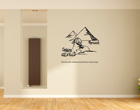 Pyramid ,Sphinx ,Egypt Wall Decal, egypt, wall sticker