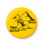 Pyramid I Sphinx , Egypt , World Landmarks ,Pin Badge