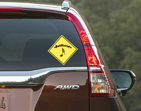 AR Rahman,AR Rahman Car sticker,AR Rahman sticker,Rahman sticker,
