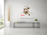 Rohit Sharma Wall Decal, Rohit Sharma Wall Sticker, Rohit Sharma