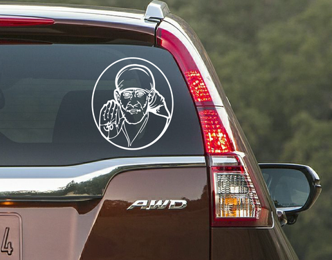 Sai Baba Sticker,Sai Baba Car Decal,Sai Baba Car Sticker