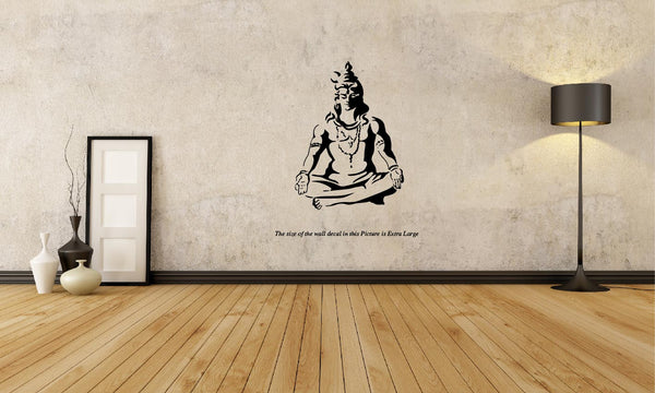 Lord Shiva Meditation ,Lord Shiva Meditation  Sticker,Lord Shiva Meditation  Wall Sticker,Lord Shiva Meditation  Wall Decal,Lord Shiva Meditation  Decal