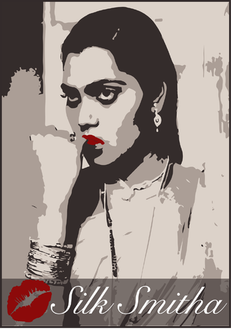 Silk Smitha Wall Poster, Poster