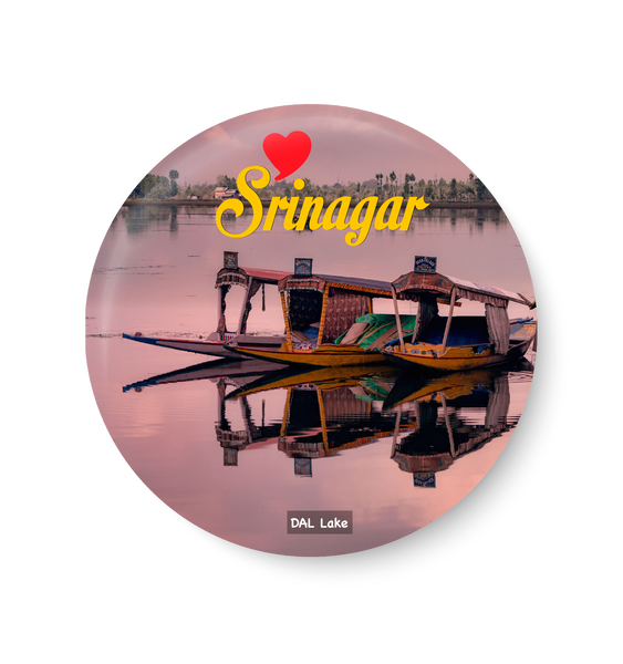Love Srinagar I Dal Lake I Travel Memories I Pin Badge