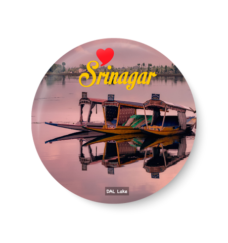 Love Srinagar I Dal Lake I Travel Memories I Pin Badge